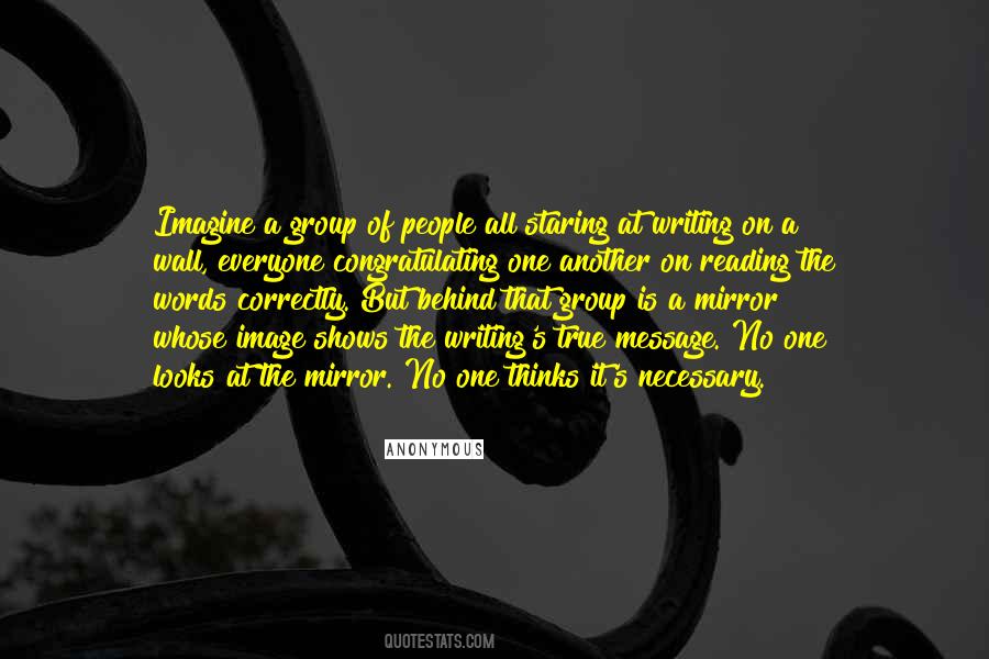 Staring At The Wall Quotes #194948
