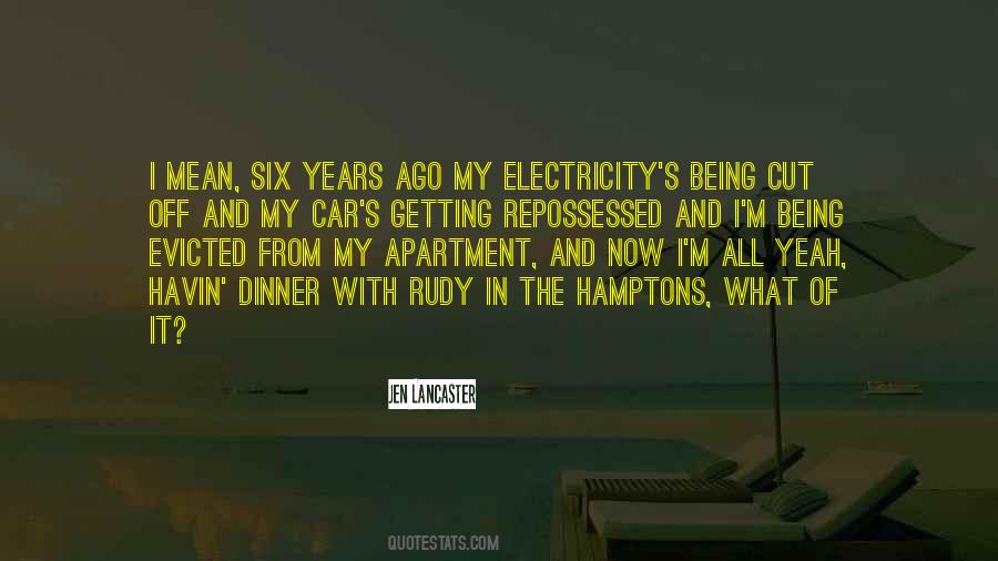 Six Years Ago Quotes #506237