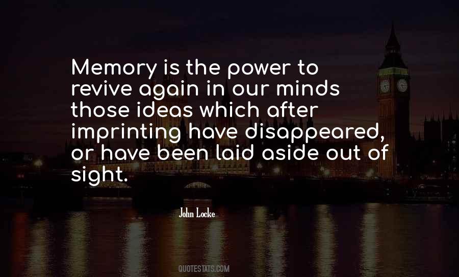Power Of Memories Quotes #666966