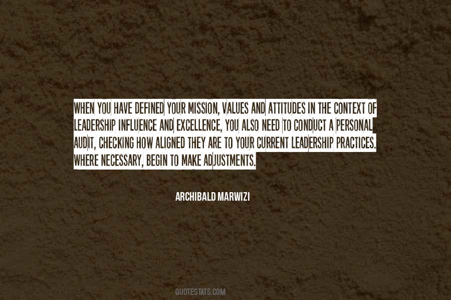 Values And Attitude Quotes #1482192