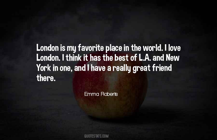 My Favorite Place In The World Quotes #21334