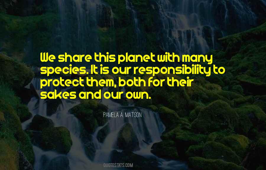 Protect The Planet Quotes #293979