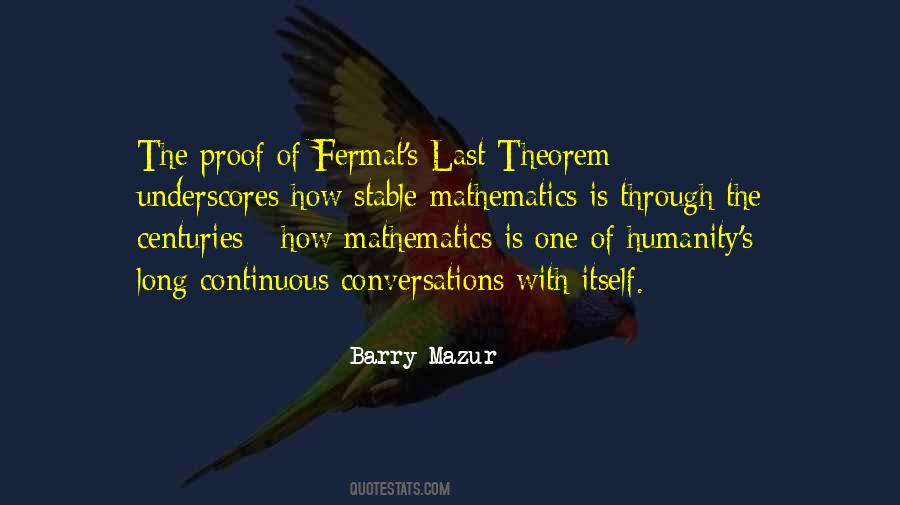 Fermat's Last Theorem Quotes #1671621