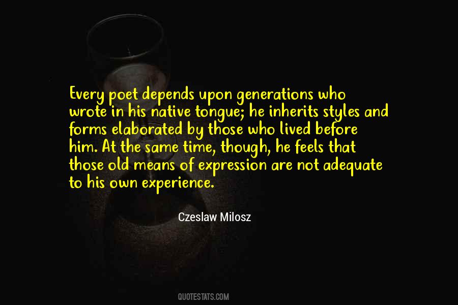 Time And Experience Quotes #119177