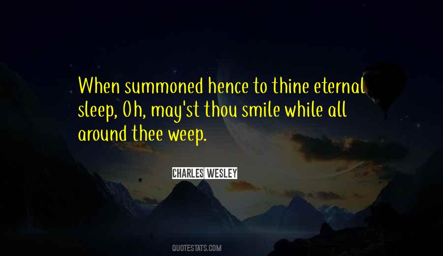 Sleep With Smile Quotes #1087057