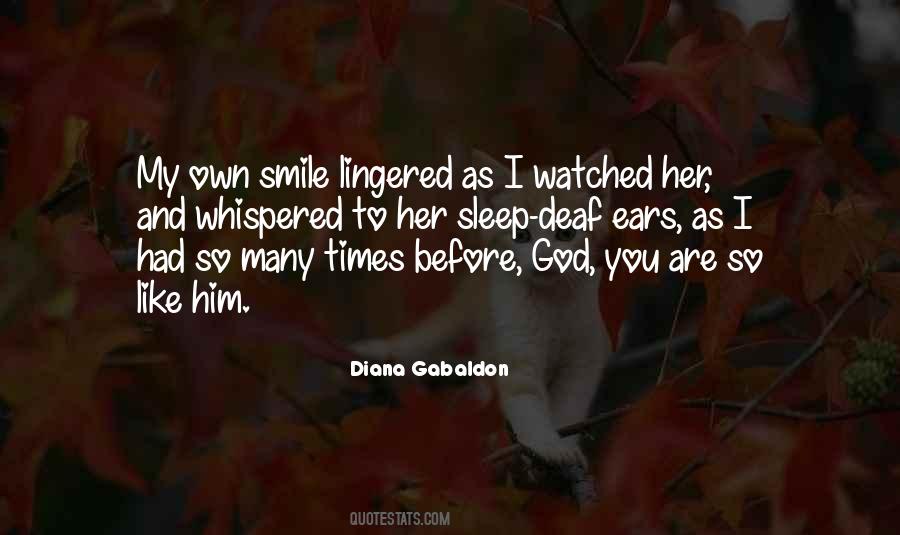 Sleep With Smile Quotes #1744366