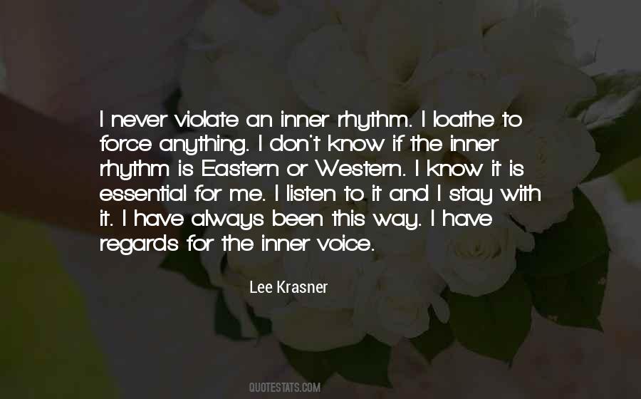 Always Listen To Your Inner Voice Quotes #1110008