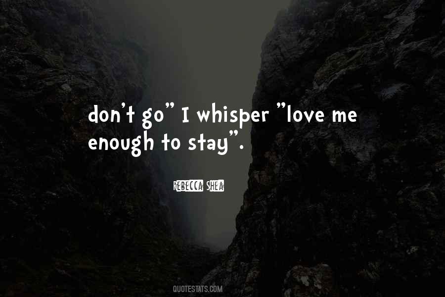 Whisper Love Quotes #592229