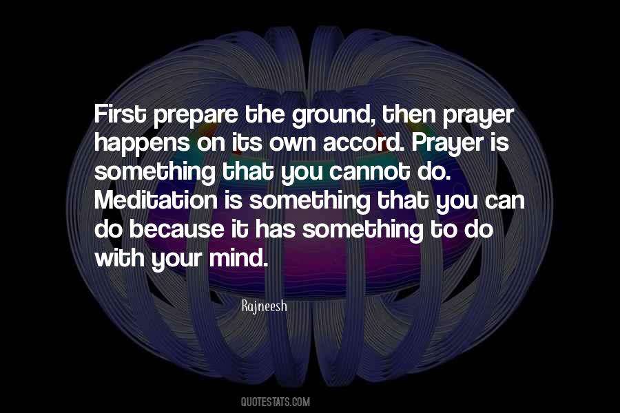 Prayer Meditation Quotes #1056629