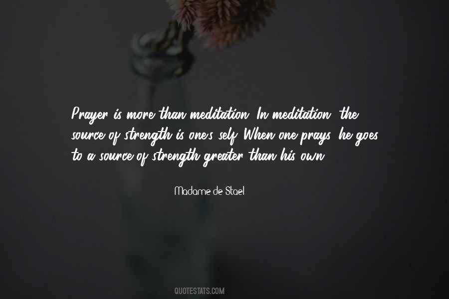 Prayer Meditation Quotes #1434635