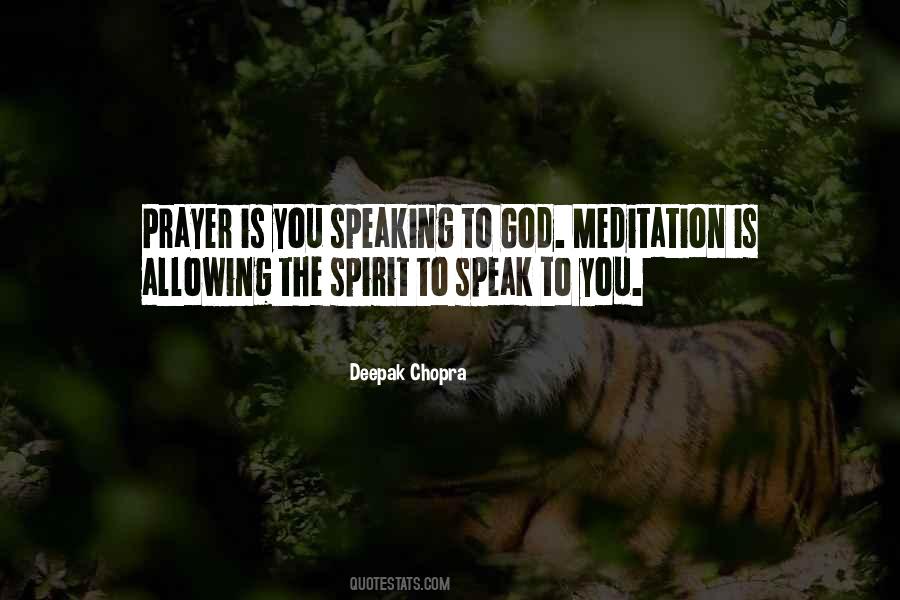 Prayer Meditation Quotes #191583