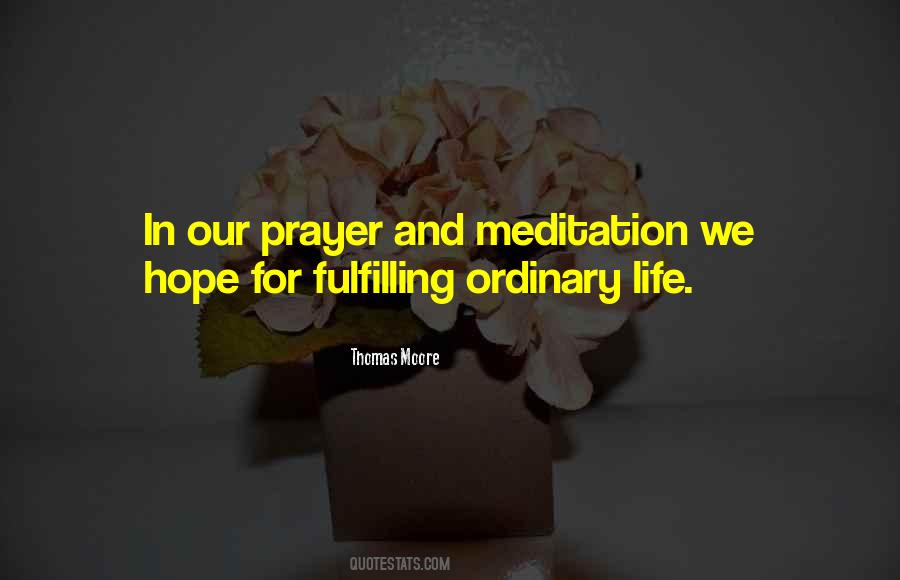 Prayer Meditation Quotes #522112