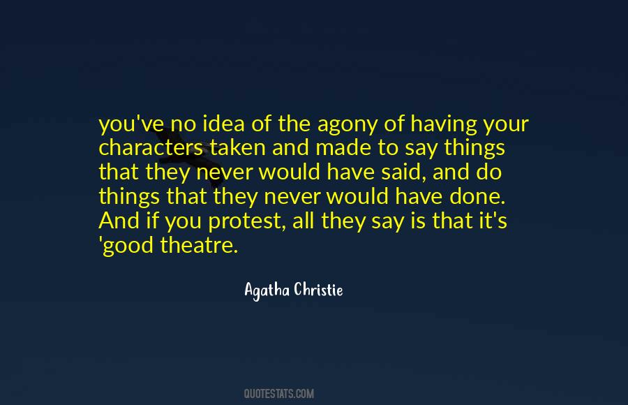 Good Theatre Quotes #268122