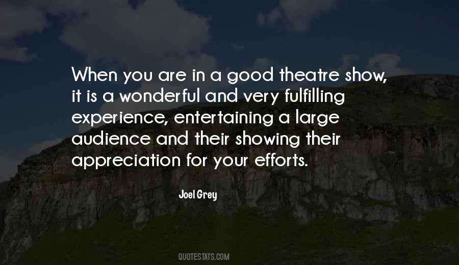 Good Theatre Quotes #747277