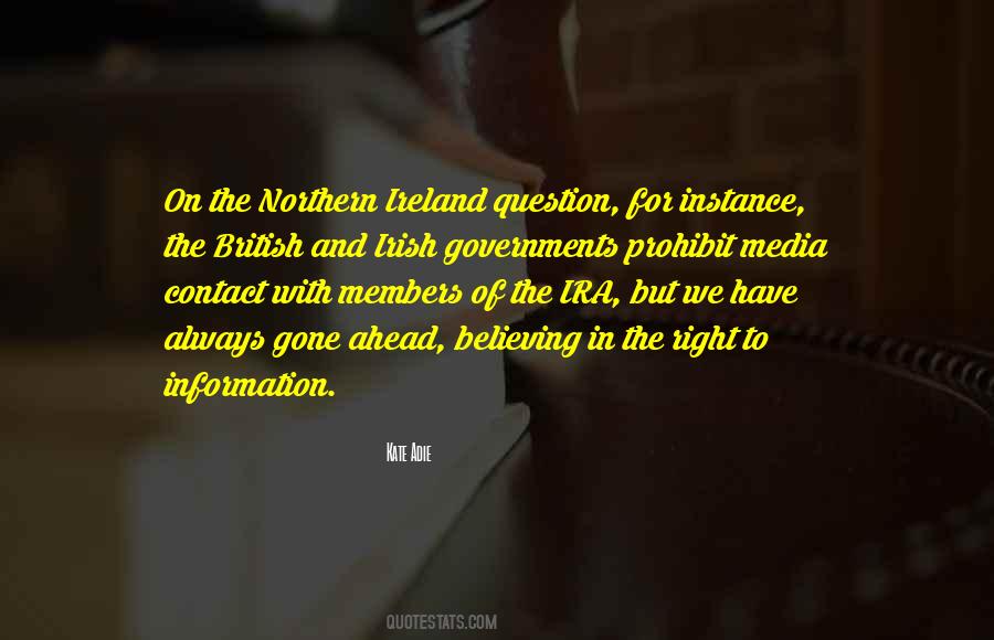 Quotes About The Ira #1530419