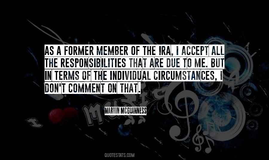 Quotes About The Ira #567532