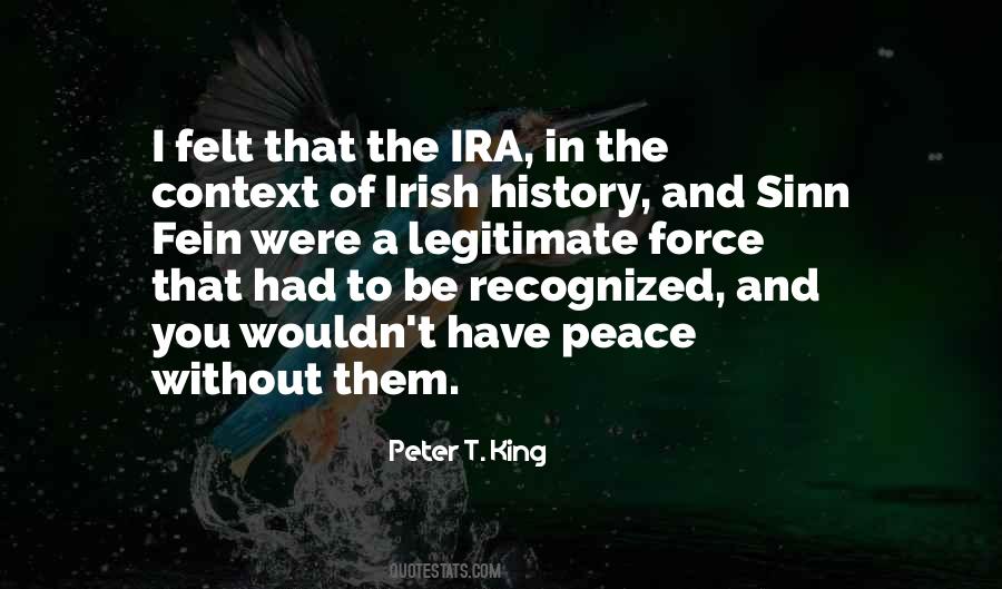Quotes About The Ira #776452