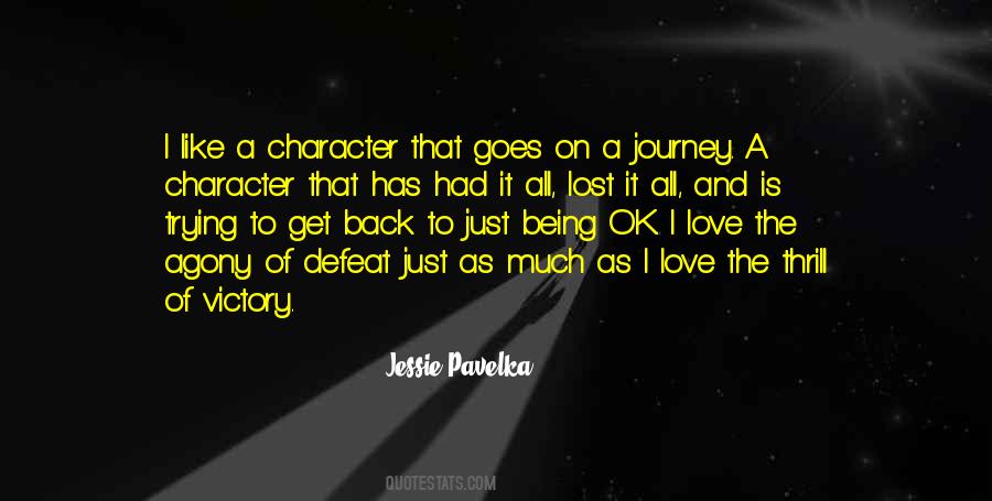 Love Is A Journey Quotes #853037