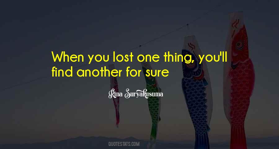 Lost One Quotes #1342168