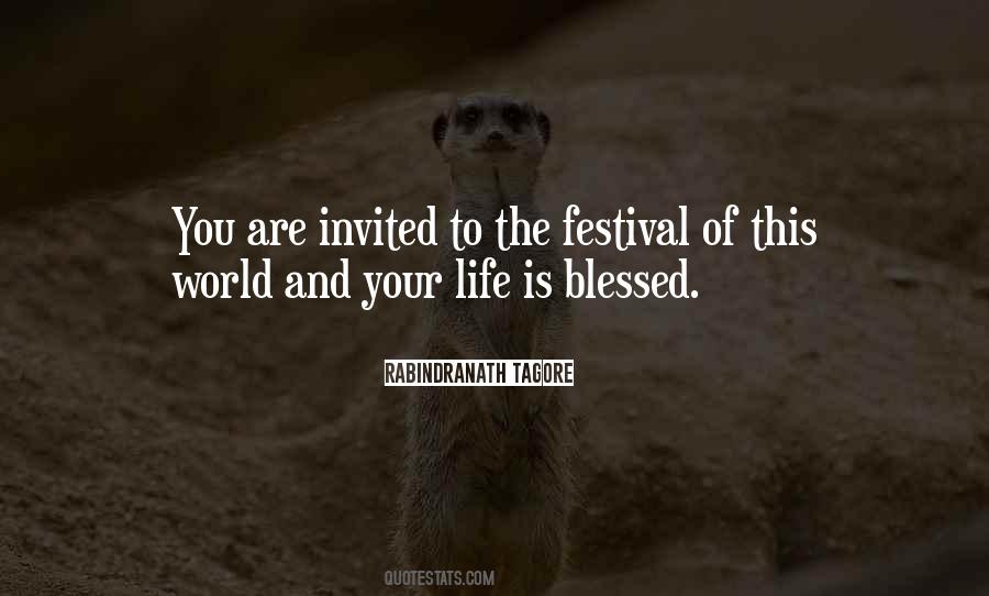 Festival Quotes #1048418