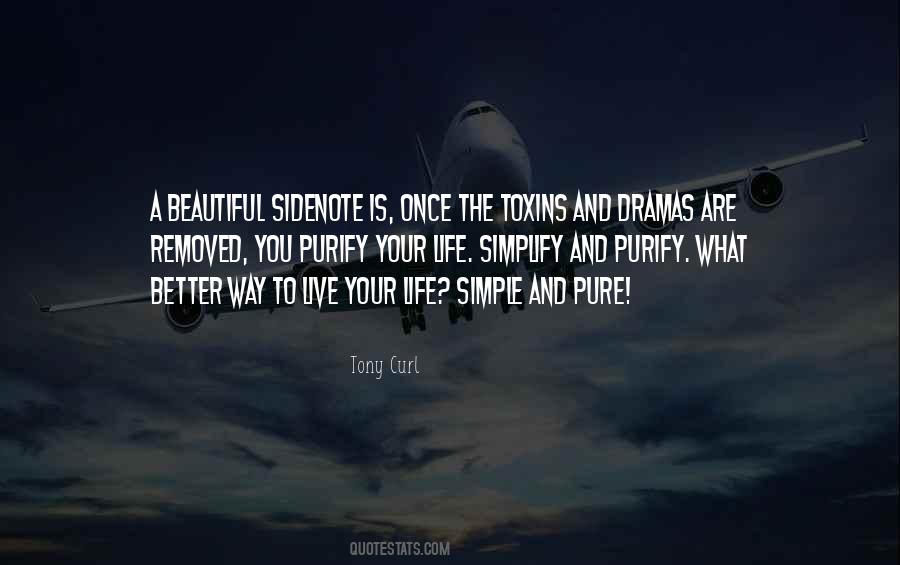 Live Your Life Simple Quotes #1709581