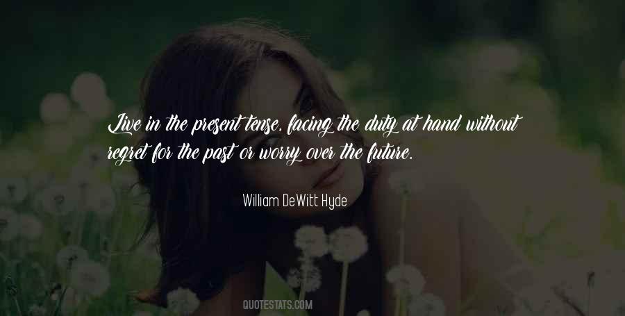 Regret Past Quotes #513183