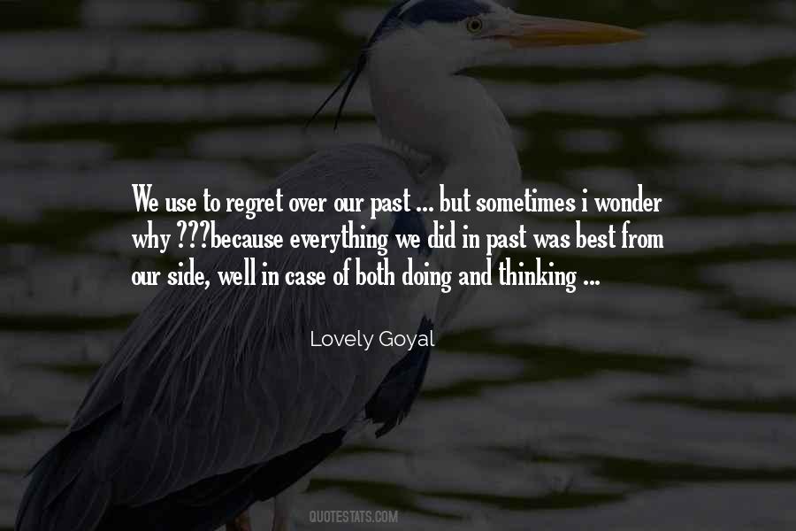 Regret Past Quotes #602611