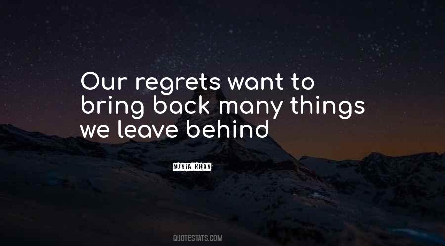 Regret Past Quotes #780187