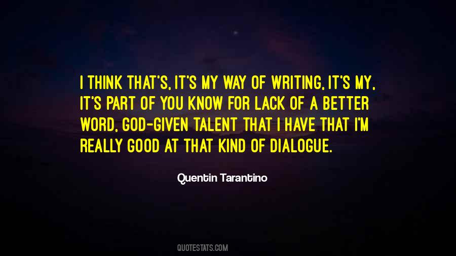 God Talent Quotes #1809363