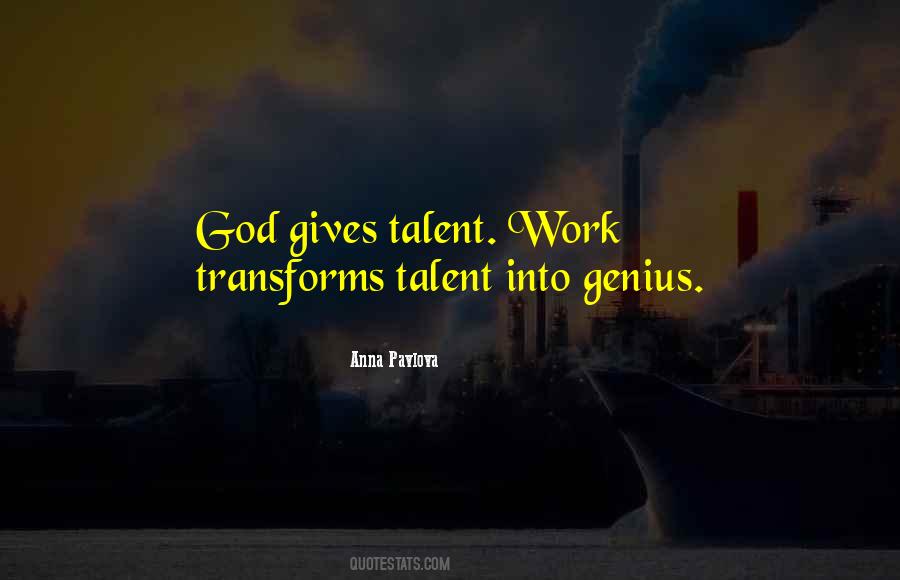 God Talent Quotes #509309