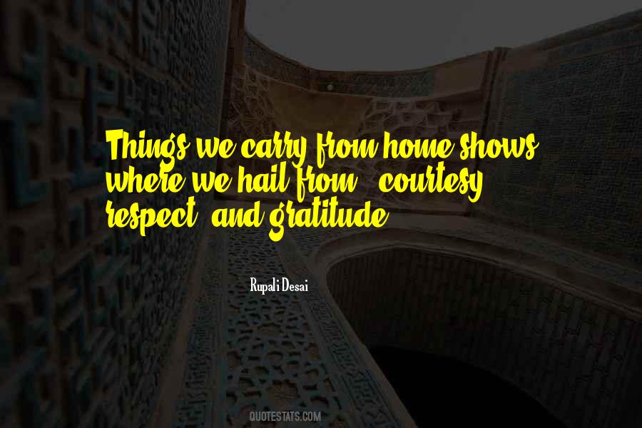 Respect And Gratitude Quotes #1479753