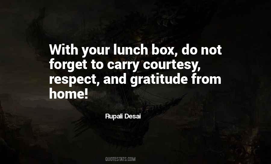 Respect And Gratitude Quotes #1734276