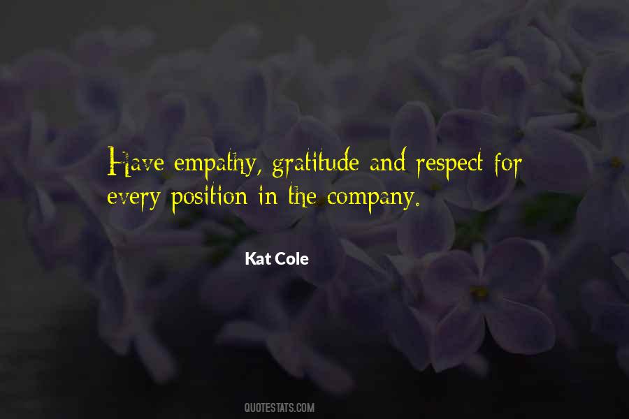Respect And Gratitude Quotes #855845