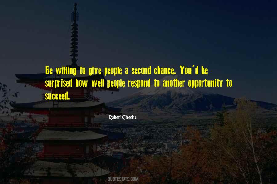 Opportunity Chance Quotes #78406