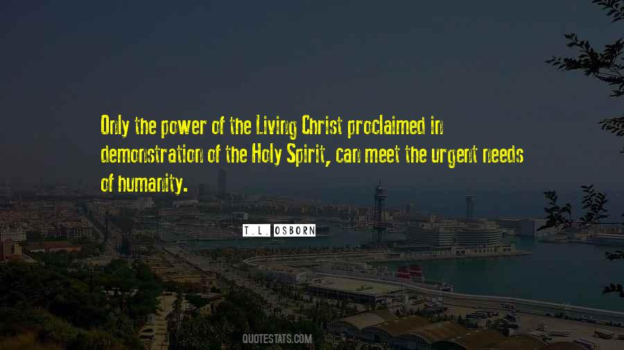 Power Of The Holy Spirit Quotes #1067698