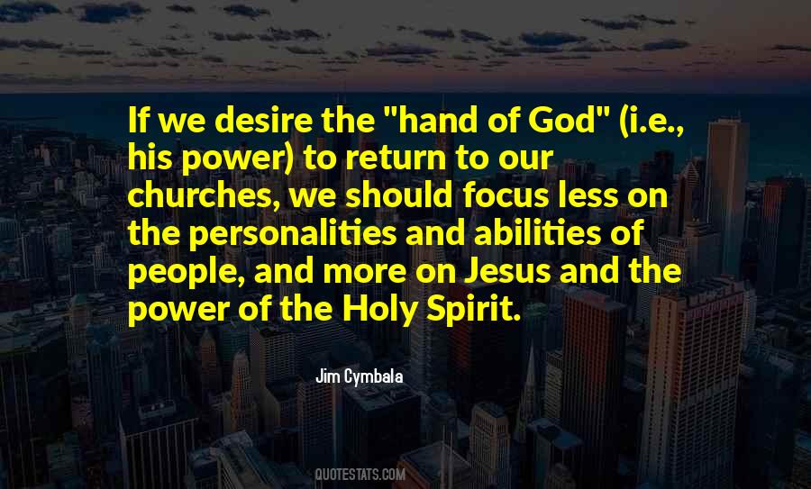 Power Of The Holy Spirit Quotes #1227870