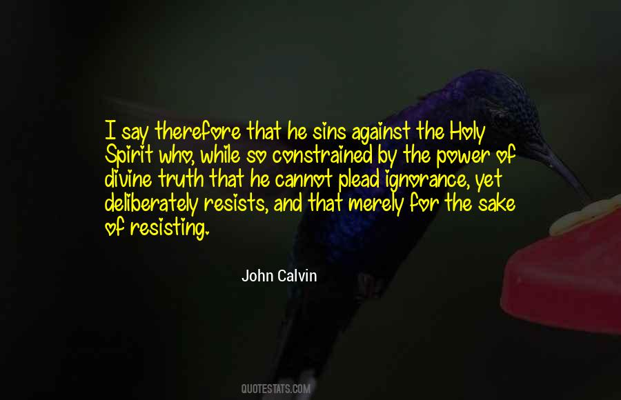 Power Of The Holy Spirit Quotes #1278790