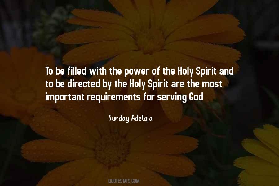 Power Of The Holy Spirit Quotes #1620293