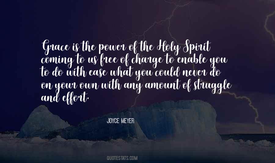 Power Of The Holy Spirit Quotes #1748015