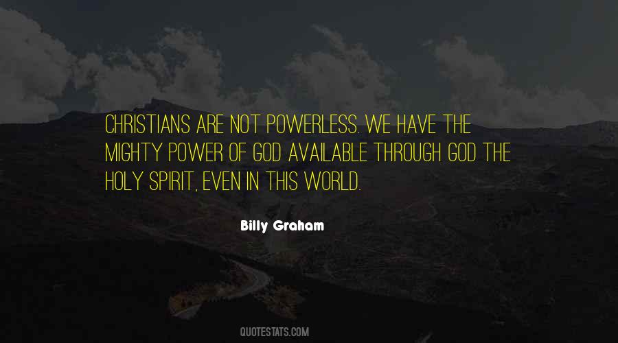 Power Of The Holy Spirit Quotes #771198