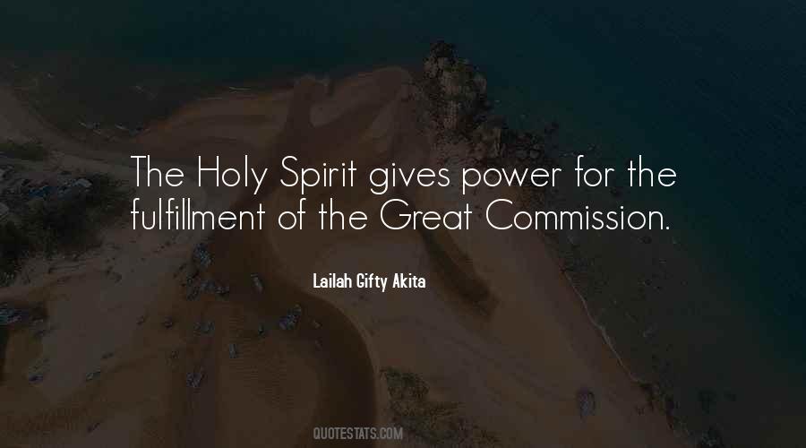 Power Of The Holy Spirit Quotes #953717