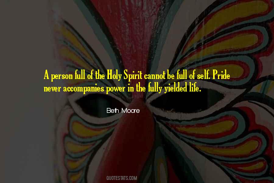 Power Of The Holy Spirit Quotes #964650