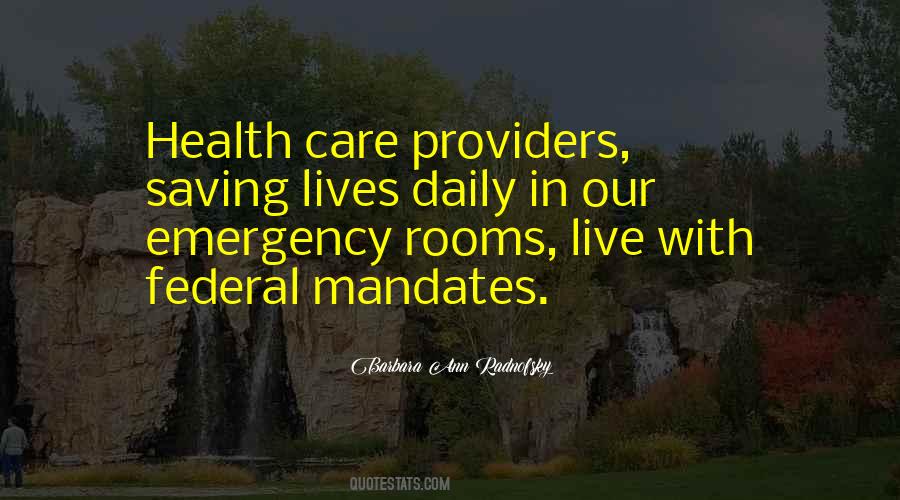 Quotes About Health Care Providers #189031
