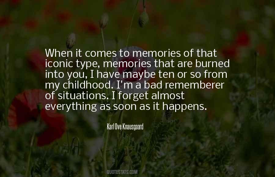 My Memories Of You Quotes #1513129