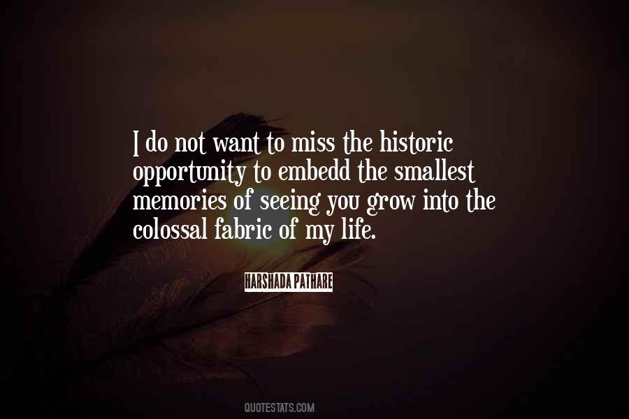 My Memories Of You Quotes #505679