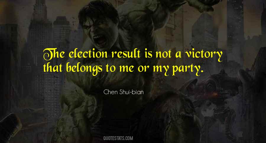 Victory Election Quotes #144579