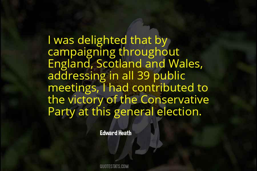 Victory Election Quotes #1618523
