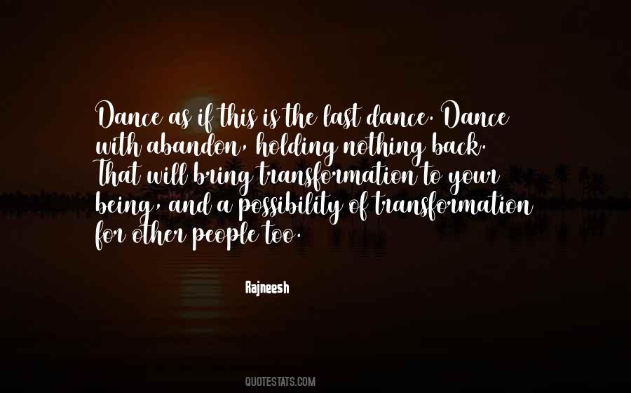 The Last Dance Quotes #856893