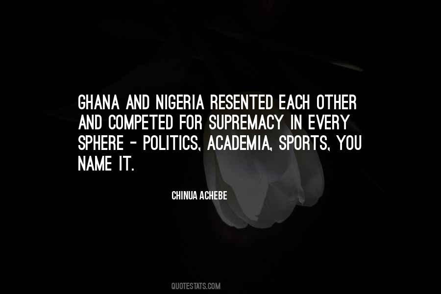 Quotes About Nigeria Politics #1453883