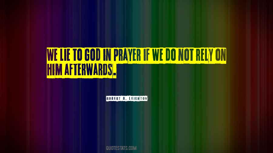 God Lying Quotes #262397